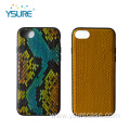 Ultra Thin Python Leather Custom White Phone Case